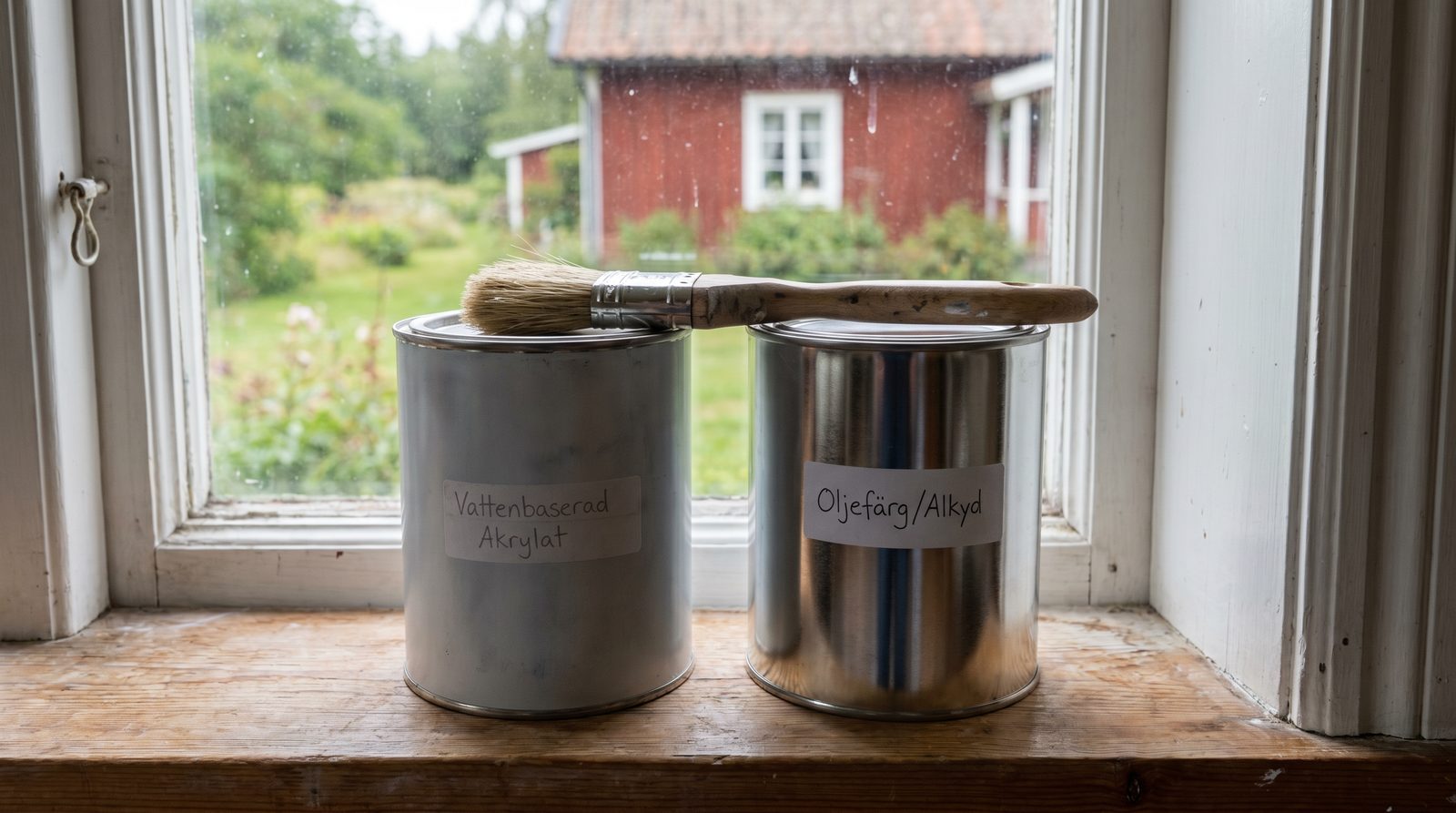 NLL Måleri – Akrylatfärg eller oljefärg på fönster och snickerier