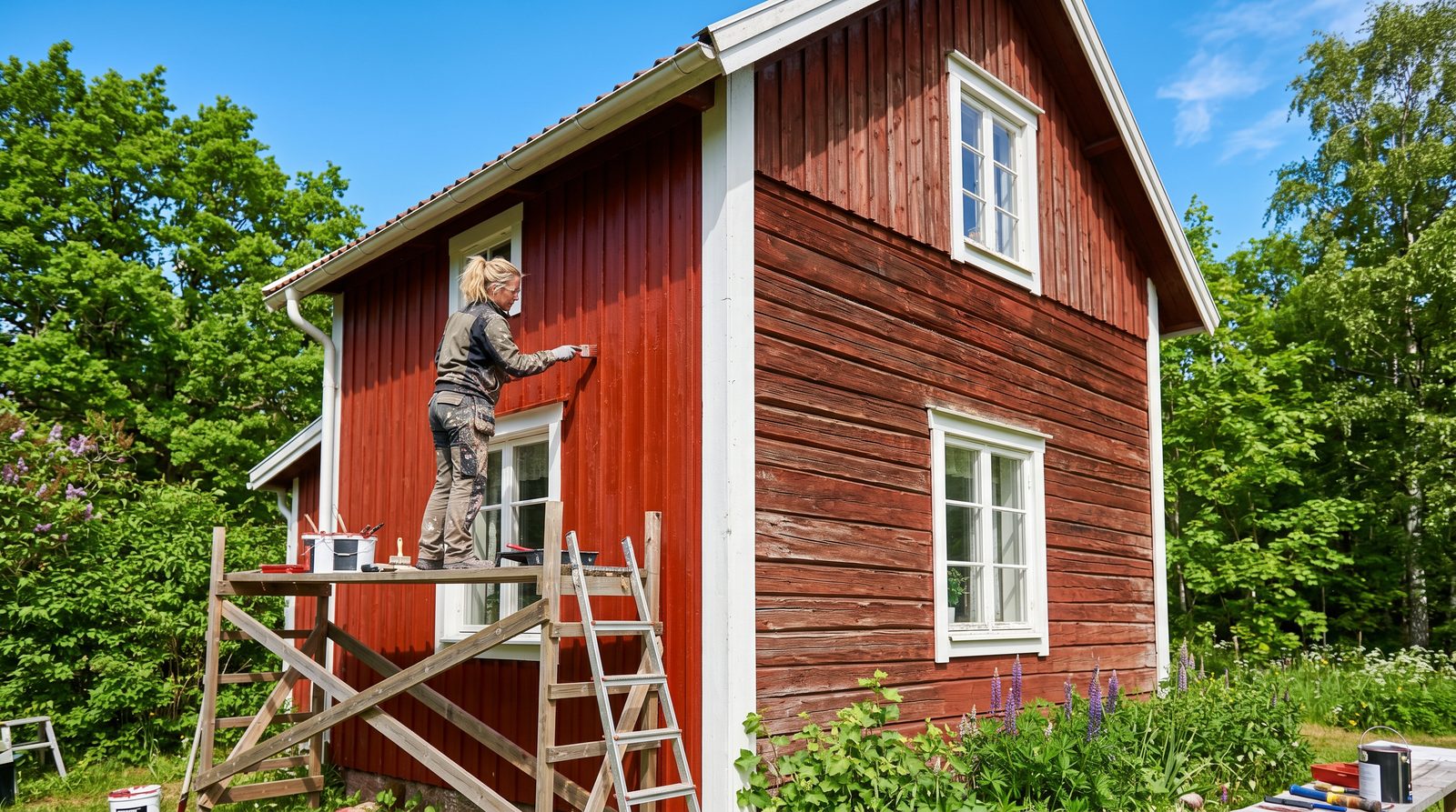 Bästa tiden att måla fasad