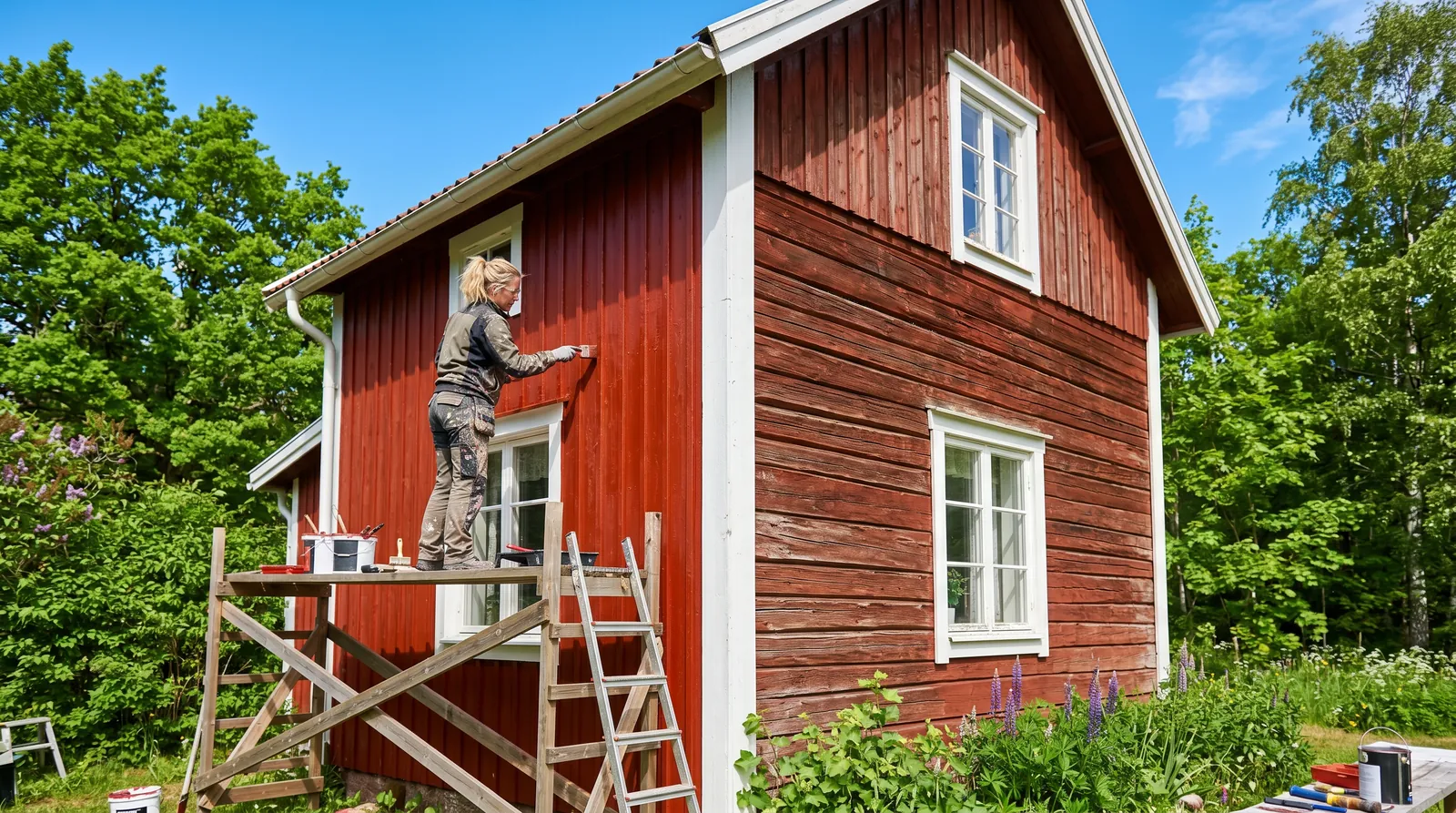 När du ska måla fasaden i Skåne