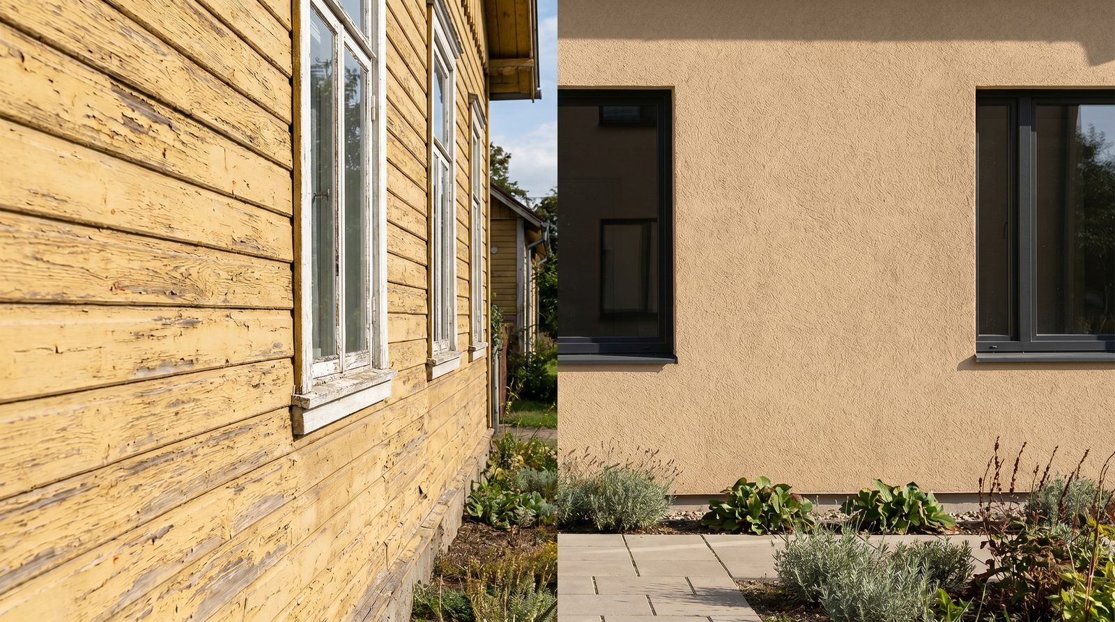 NLL Måleri – Träfasad eller putsfasad
