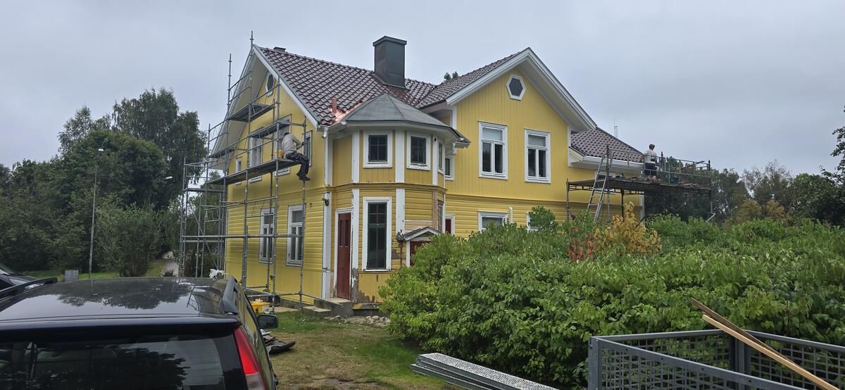 Kontroll av isolering och stomme vid fasadbyte i Skåne