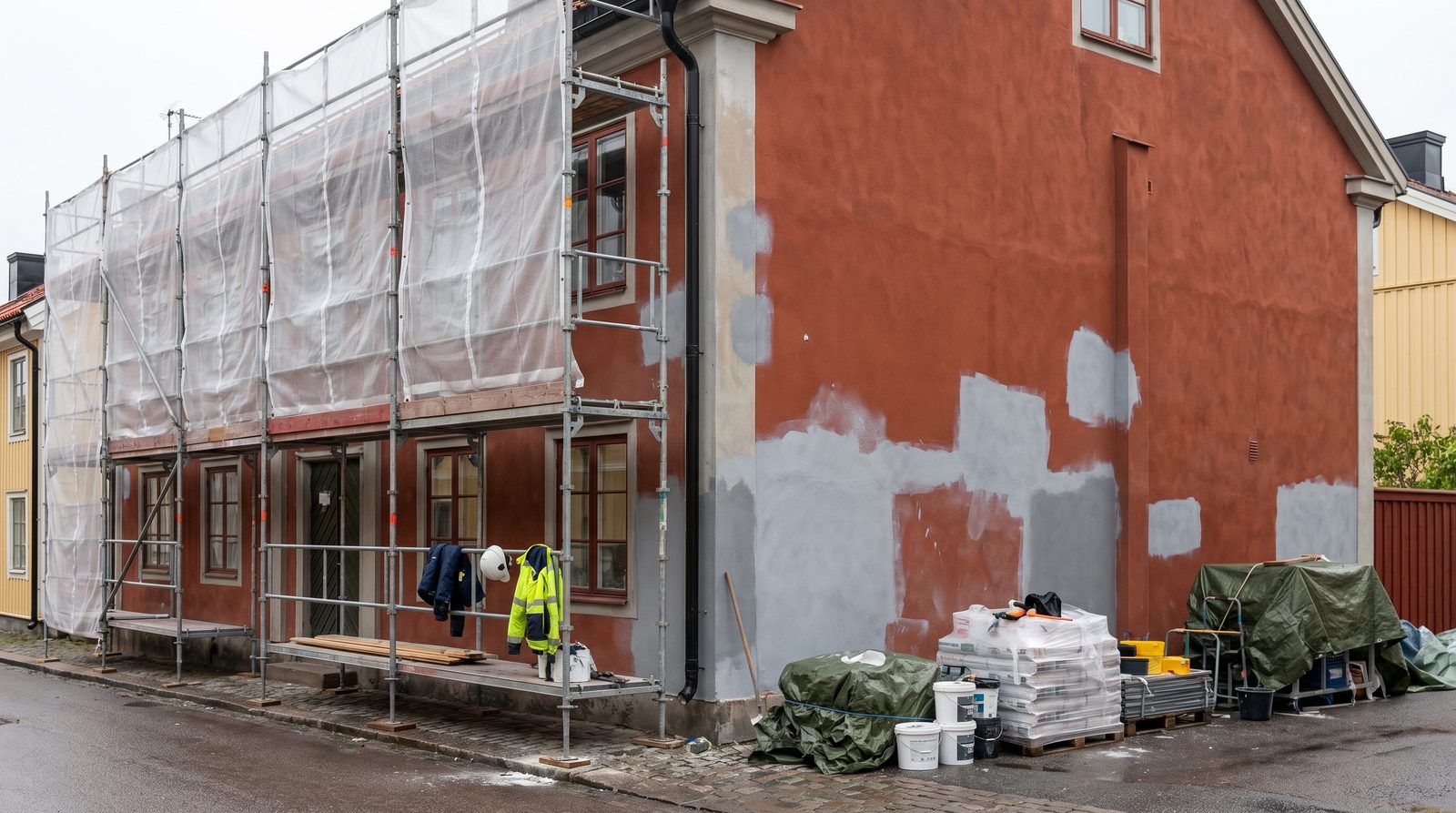 NLL Måleri – Fasadunderhåll i Skåne: intervall, varningstecken och kostnad