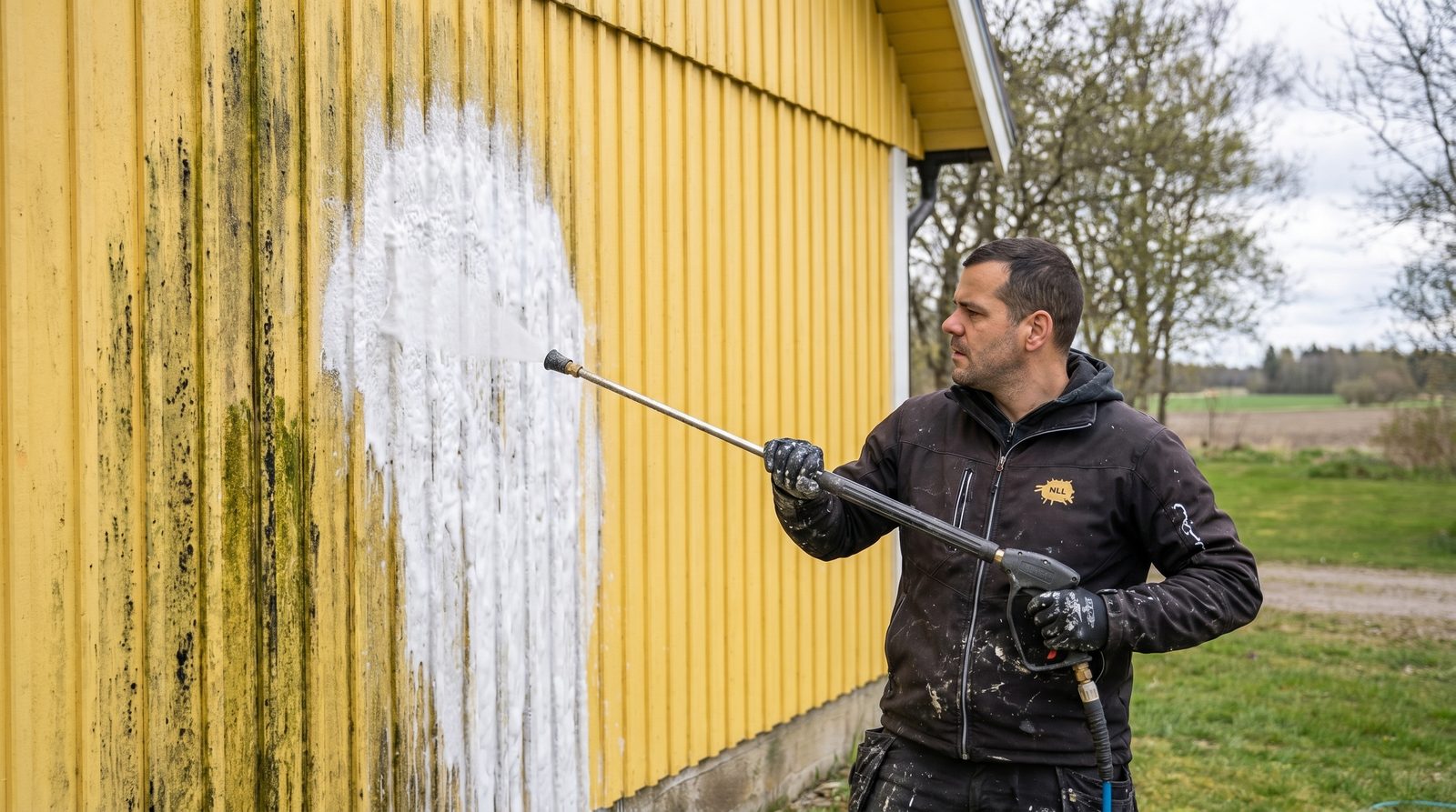NLL Måleri – Fasadtvätt & algtvätt i Skåne
