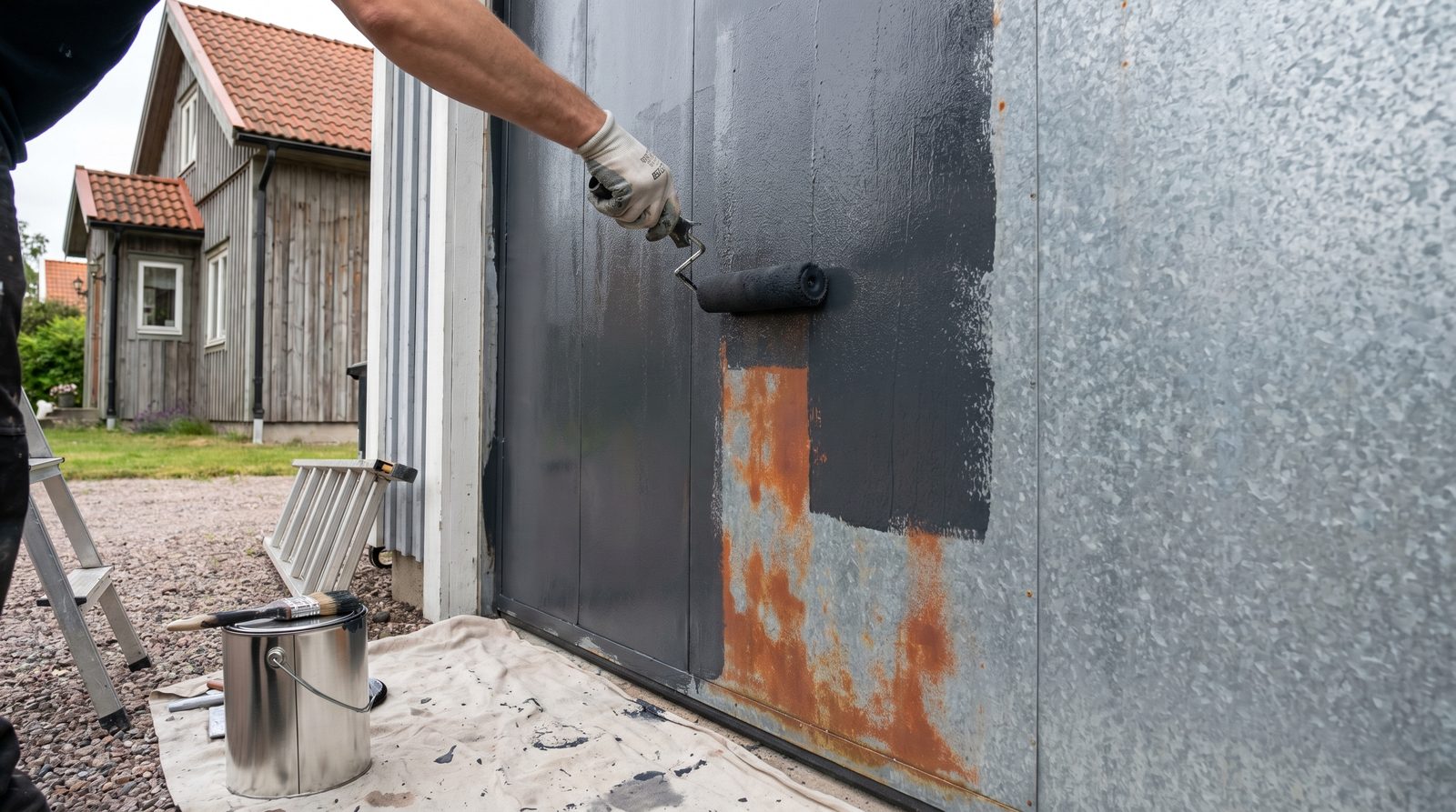 NLL Måleri – Garageport- & plåtmålning i Skåne