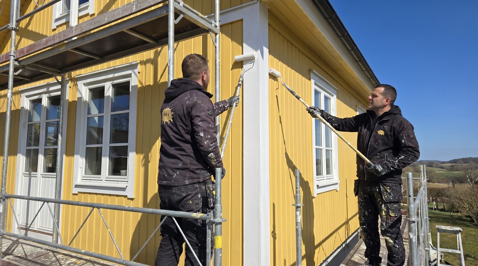 Målare för villaägare i Skåne – NLL Måleri